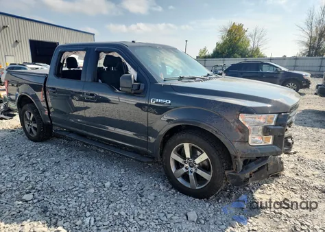 2016 Ford F150 Supercrew из США, поврежденный, VIN 1FTEW1EF4GFA93314